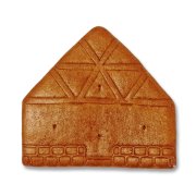 2D gingerbread house for decorating, 16 cm 2D gingerbread house for decorating, 16 cm