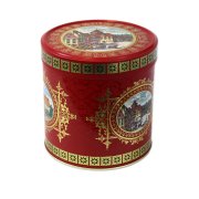 Closed Nuremberg gingerbread tin featuring city views Closed Nuremberg gingerbread tin featuring city views