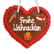 Lebkuchenherz weihnachtlich mit Frohe Weihnachten Spruch Lebkuchenherz weihnachtlich mit Frohe Weihnachten Spruch