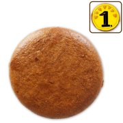 Round gingerbread blank, 11 cm, with design example Round gingerbread blank, 11 cm, with design example