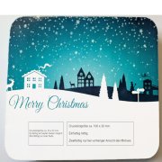 "Merry Christmas" Metal Tin with Cookies - personalized with logo "Merry Christmas" Metal Tin with Cookies - personalized with logo