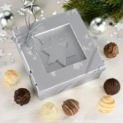 Chocolate Truffles in a Christmas Gift Box Chocolate Truffles in a Christmas Gift Box