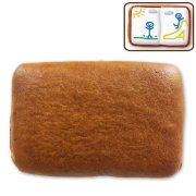 Rectangular gingerbread 10 × 6 cm with design example Rectangular gingerbread 10 × 6 cm with design example