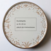 Elisen Gingerbread in Festive "Christmas Tree" Tin - individual with logo Elisen Gingerbread in Festive "Christmas Tree" Tin - individual with logo