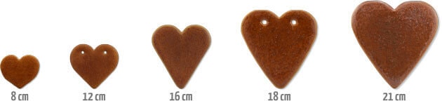 Lebkuchenherzen Rohling Größen Lebkuchenherzen Rohling Größen