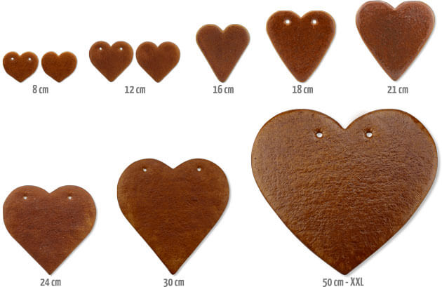 Lebkuchenherz Rohling Größen Lebkuchenherz Rohling Größen